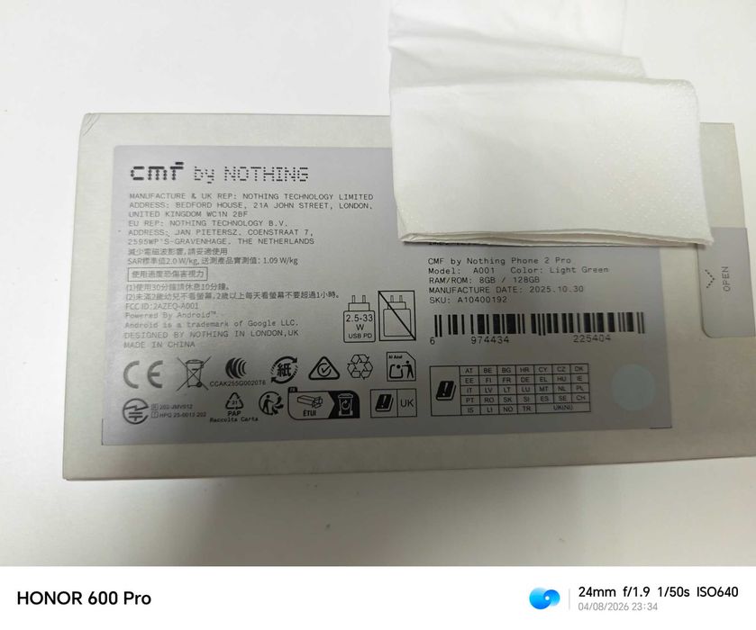 Smartphone CMF Phone 2 Pro  By Nothing RESERVADO
