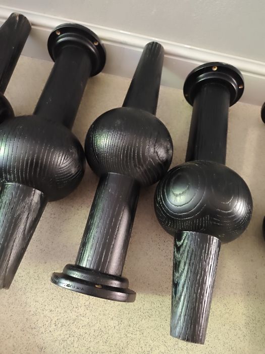 Drewniane Nogi do stolików toczone lite drewno 54 wys