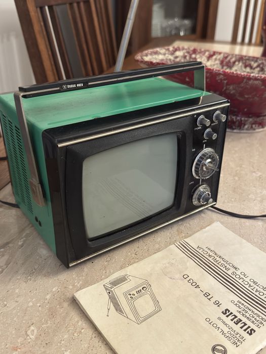 Vintage TV silelis