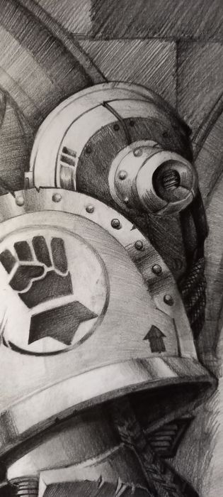 Rysunek Space Marine