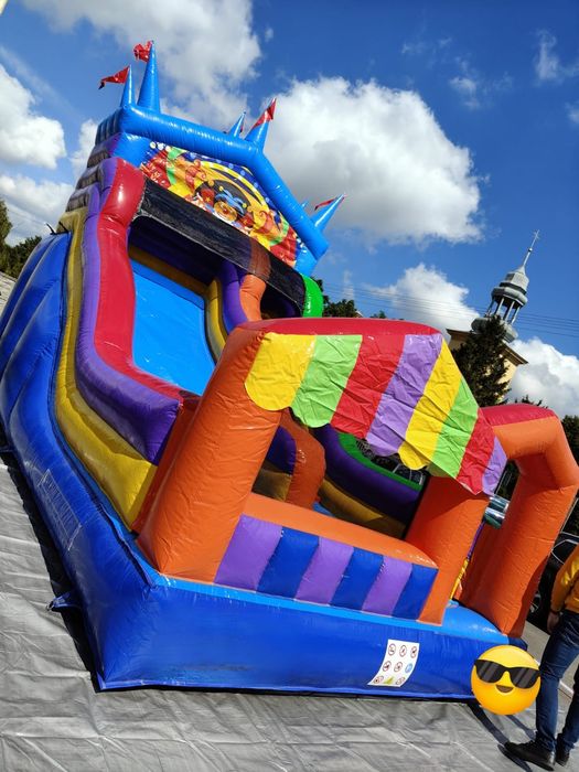 Zamek dmuchany zjeżdżalnia urodziny komunia wesele wynajem