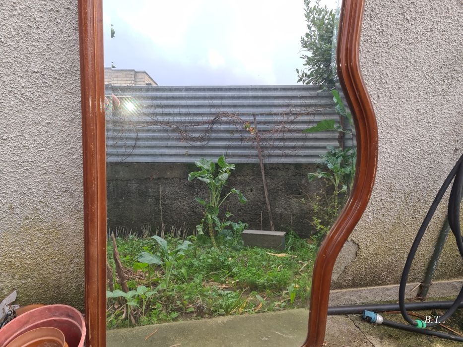 Espelho  madeira movel