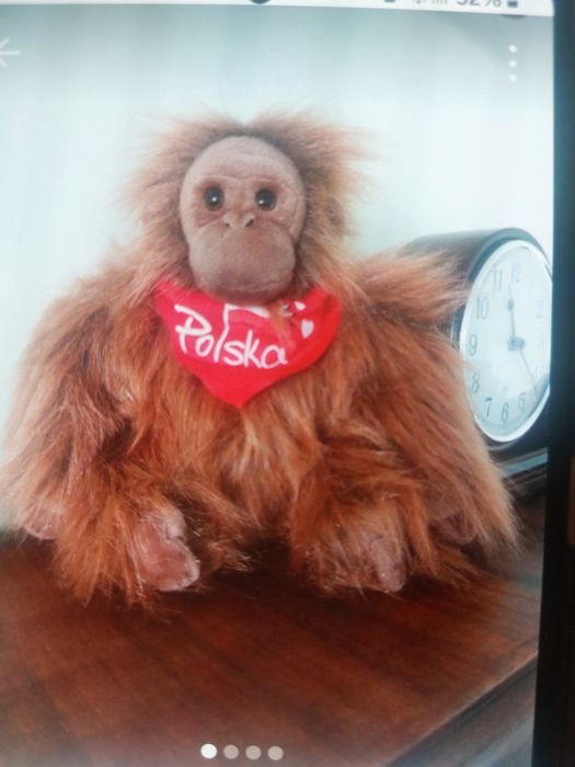Nowa z metką maskotka - pluszak małpa.