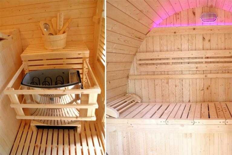 Sauna exterior LUMI 160 x 205x 220 - 4.100,00€ Mergulho Salgado