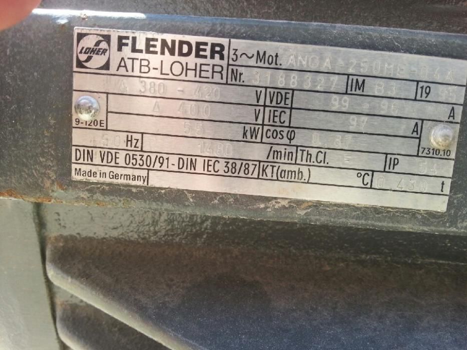 Silnik elektryczny 55kW -1480 obr/min - niemiecki Flender ATB-Loher
