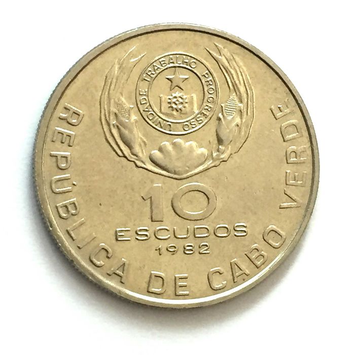 Cabo Verde - 10 Escudos 1982 EDUARDO MONDLANE
