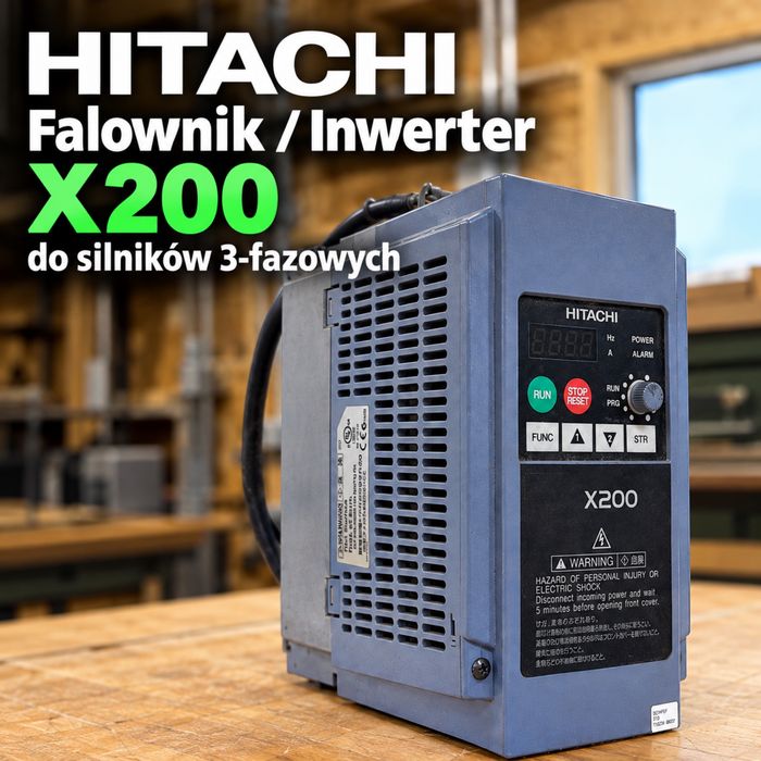 Falownik Hitachi X200 (022HFEF) – falownik do silnika 3-fazowego