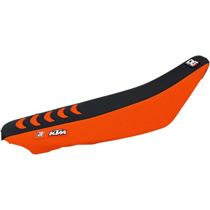 capa de assento blackbird dupla aderencia preto / laranja ktm
