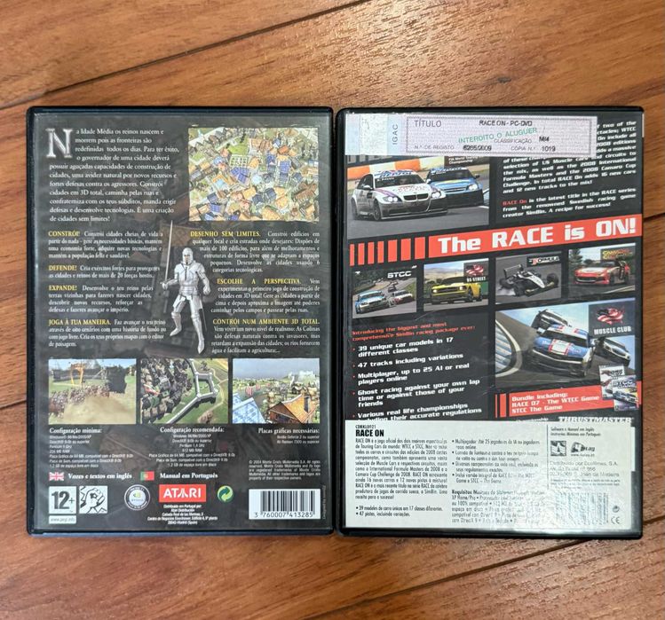 Jogos PC: Medieval Lords + Race On (inclui Race 07 e STCC)