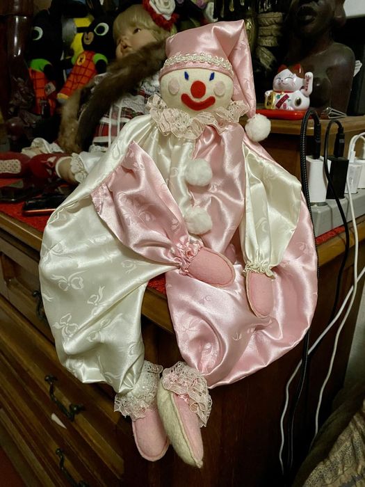 Интерьерная кукла клоун, арлекин