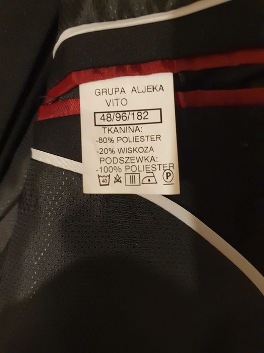 Garnitur czarny młodzieżowy