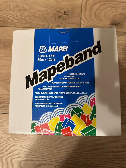 Taśma do hydroiholacji Mapeband. Mapei.