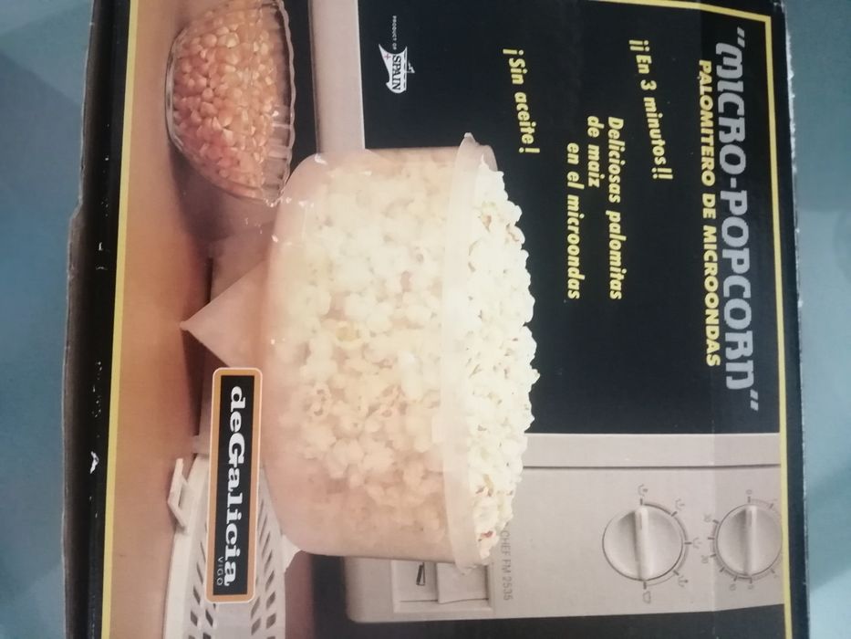 Cesto para microondas Pipocas