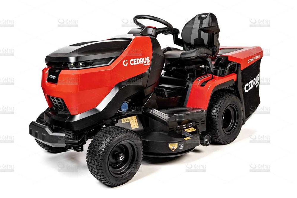 Traktorek ogrodowy Cedrus Premium C-TRAC-93HC-H – 93 cm, Honda V-Twin, hydrostat, kosz 280 L Raty 0 %