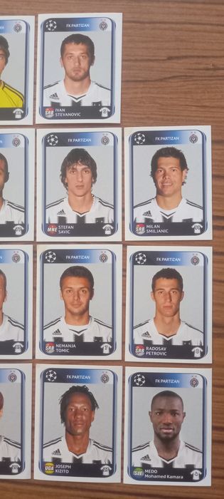 14 cromos uefa champions league 2010-11