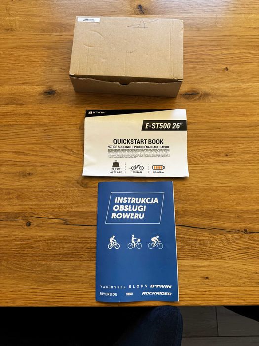 Rower elektryczny górski junior MTB Rockrider E-ST500 26