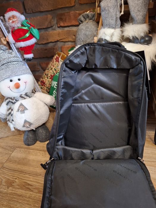 Plecak podróżny Zagatto, czarny plecak unisex
