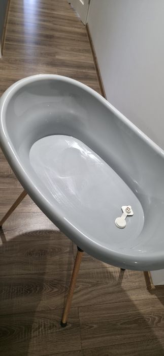 WANIENKA WANNA  na stojaku HERMOBABY - Zestaw do kąpieli dla niemowlą