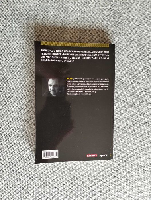 Livro "Luto pela felicidade dos portugueses" de Rui Zink