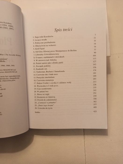 Koestler płomień i lód, przygody mojego życia