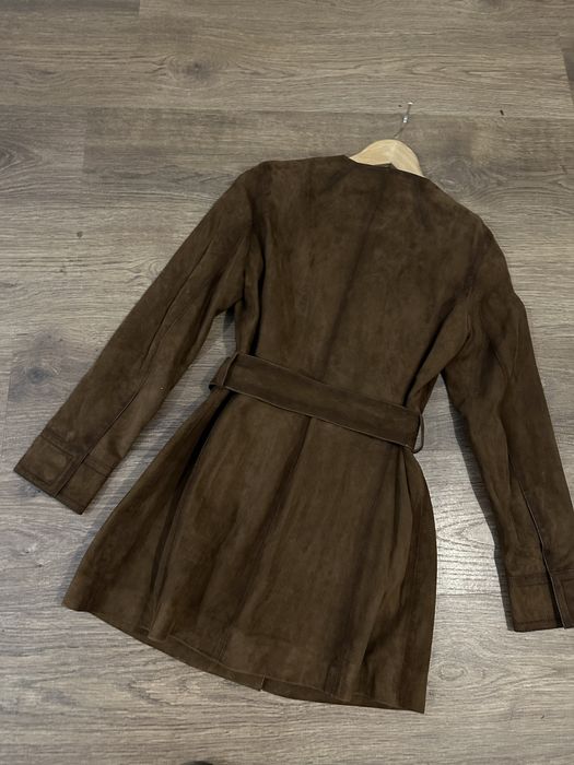 Куртка, тренч Massimo Dutti замша xs-s