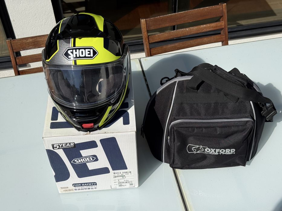 Shoei Neotec II + Sena + Mala transporte