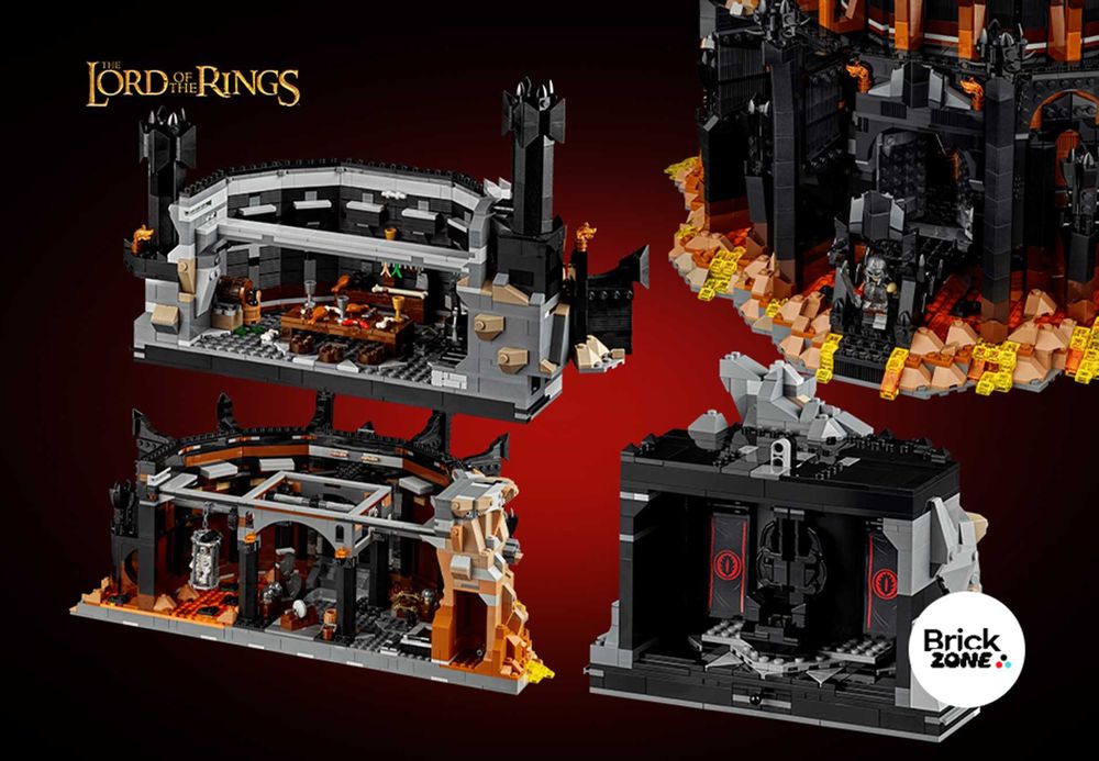 ‼️5471 деталей‼️Конструктор Lego The Lord of the Rings: Barad-dur / Володар Перснів Барад-Дур (10333)