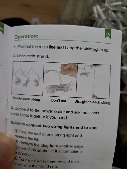 Гірлянда штора  Німеччина