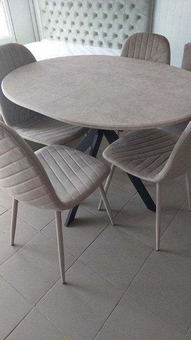 Крісло Лофт, Стілець Скандинавський Alaska ВЕЛЮР стул (капучіно, беж)