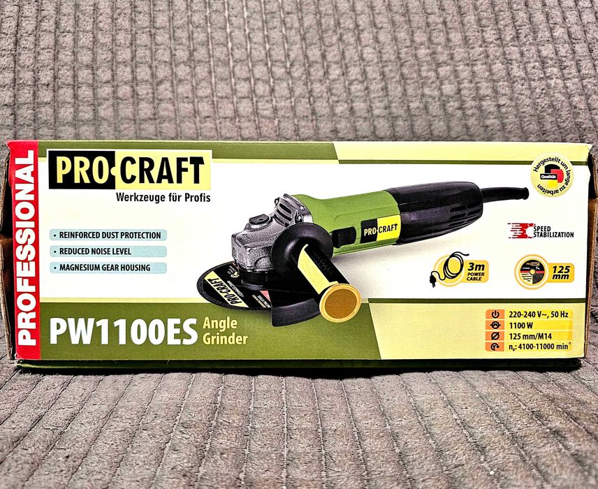 Продам новую оригинал болгарку шлифовальную машин Procraft Прокрафт