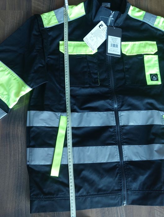 Kurtka kamizelka bezrękawnik odblaskowa 2w1 Nowa