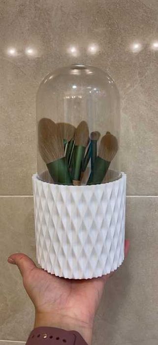 Organizador pincéis maquilhagem/ pintura /artigos escritório com tampa