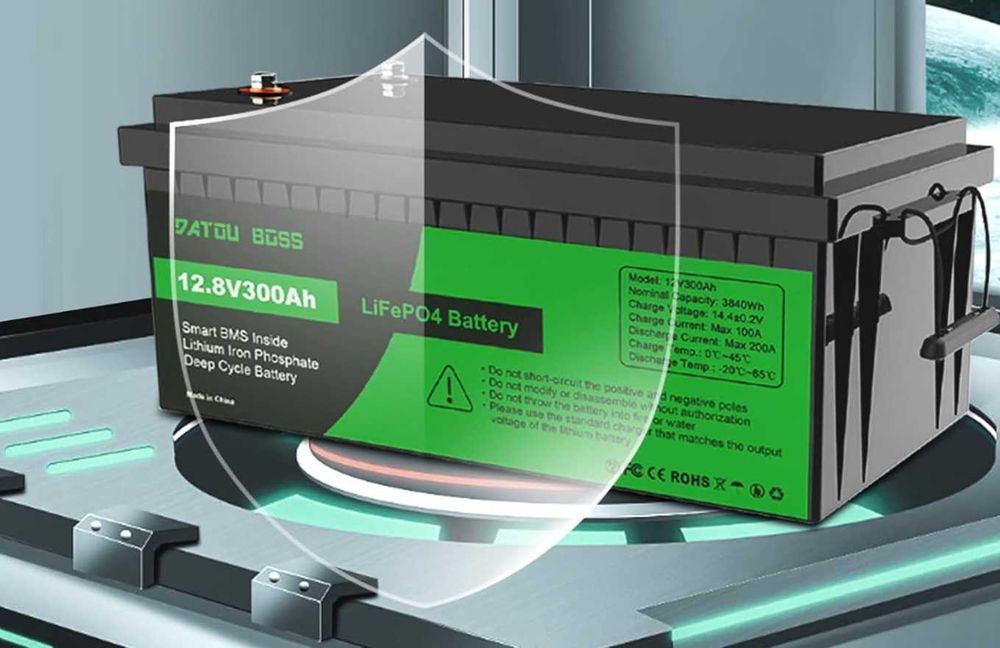 аккумулятор 300 Ah Datouboss LiFePO4 батарея 12.8 v литий-жел-фосф bms