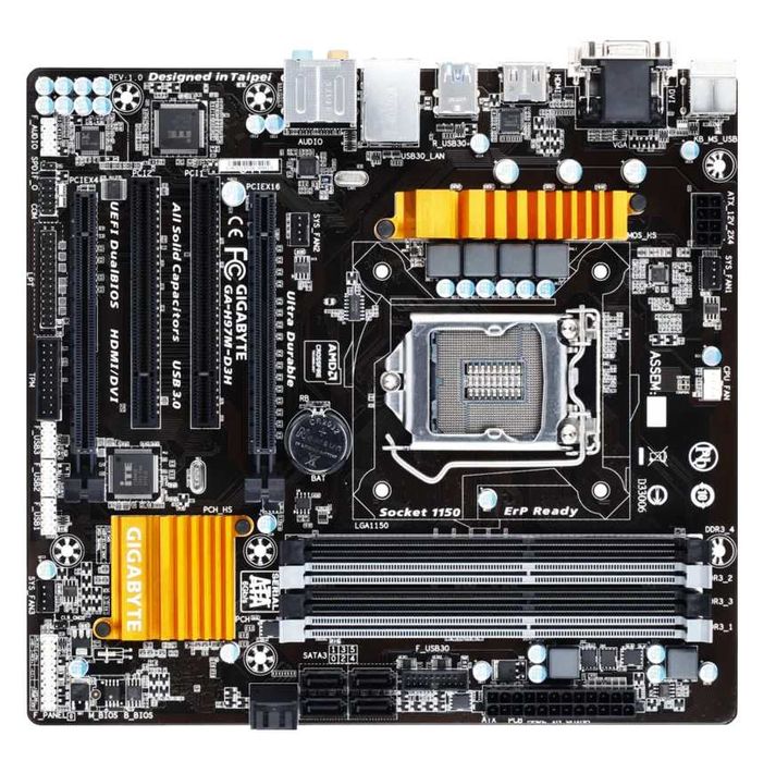 GA-H97M-D3H motherboard DDR3 Avariada 1150