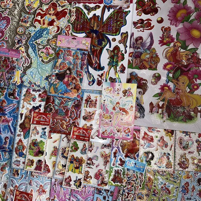 ОНОВЛЕННЯ Наліпки вінкс winx наклейки винкс