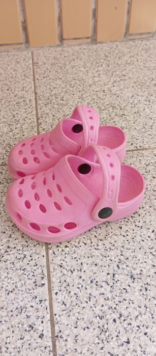 Crocs rosa menina 20