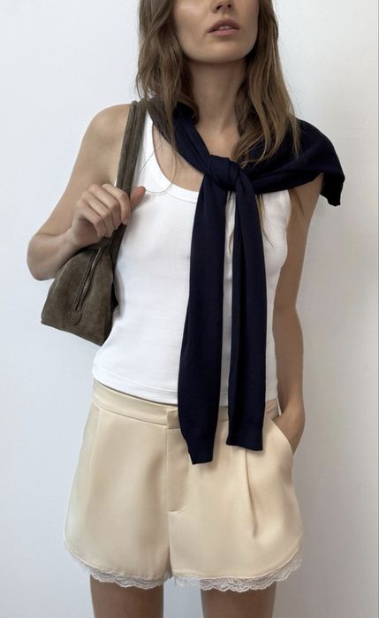 Сатиновые шорты Zara