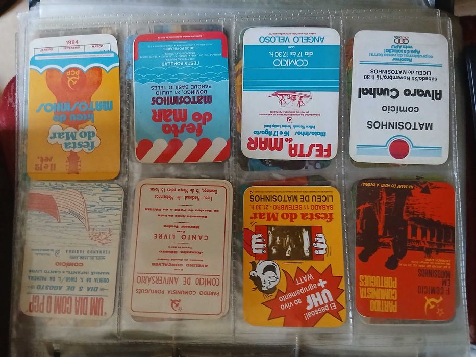 Calendários de bolso