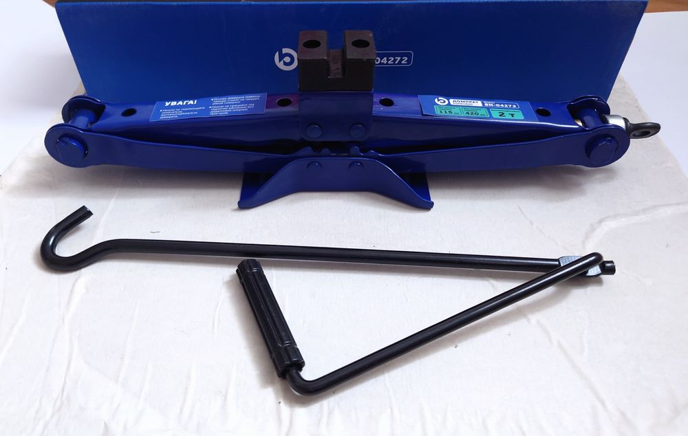 Домкрат механ ромб 2т 115-420мм Balans усиленный