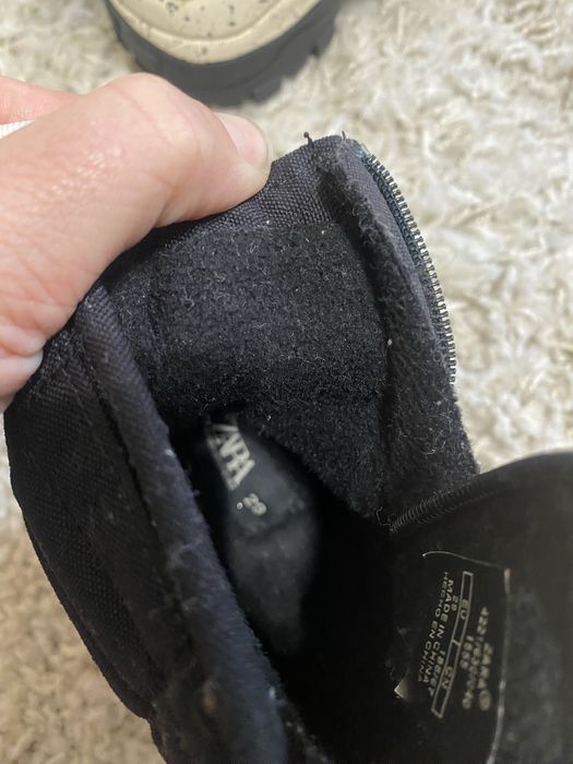 Чобітки Zara розмір 29 демі зима