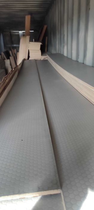 Sklejka wodoodporna antypoślizgowa szara 9mm 24x310cm półka szalunek