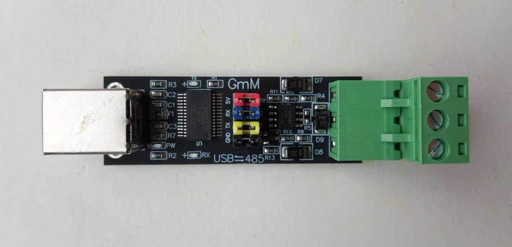 RS485 MAX485 преобразователь USB 2.0 FTDI FT232RL c защитой от ESD