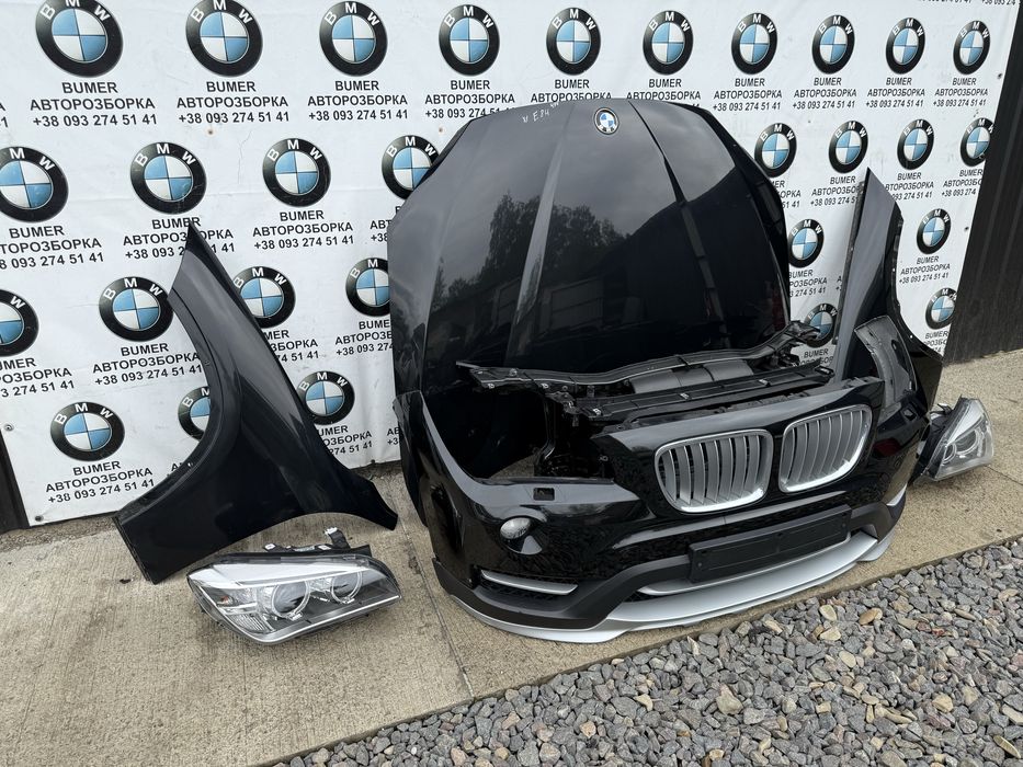Бмв х1 е84 капот бампер  фара крило