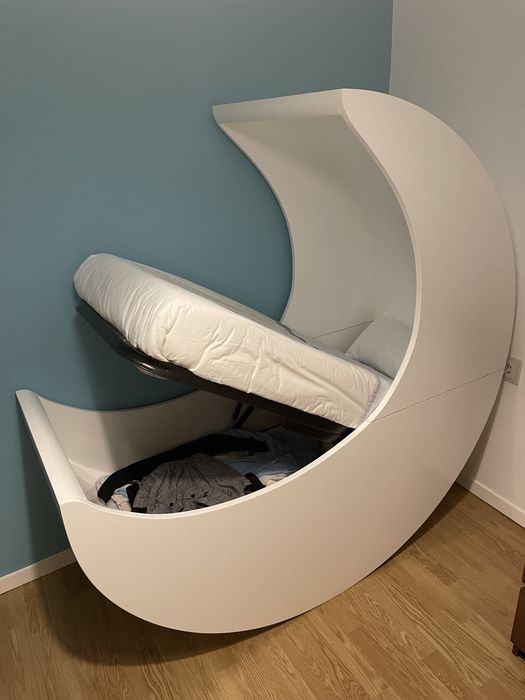 Berço Bebe Formato Lua