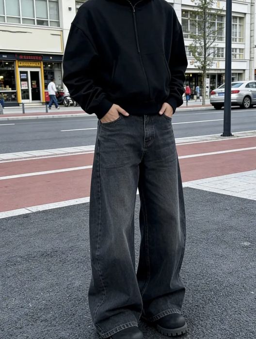 Чоловічі бегги джинси,baggy джинси,чорні джинси