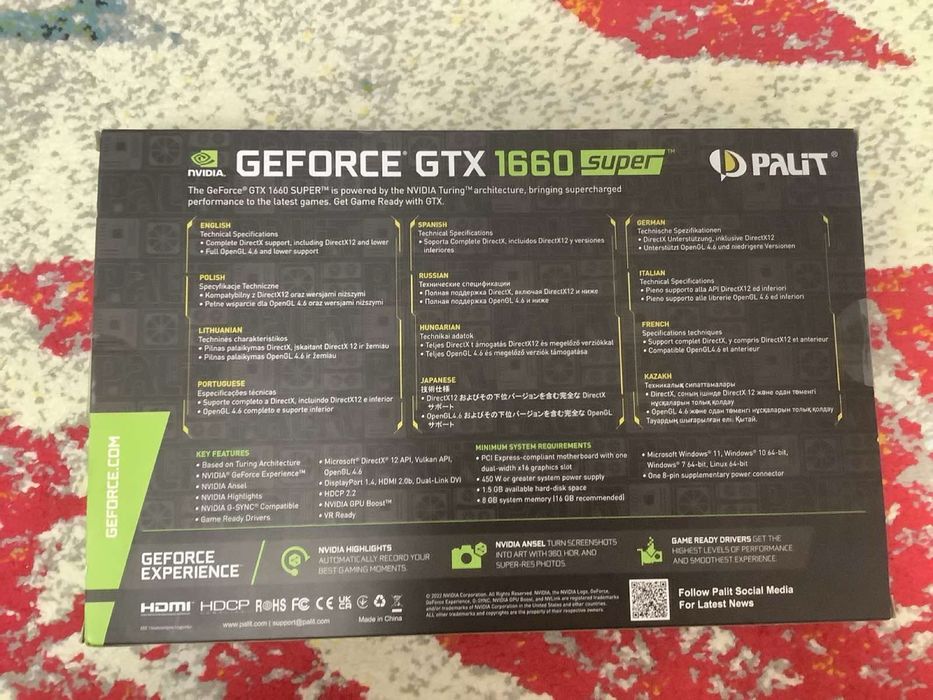 Palit GTX 1660 Super 6 GB
