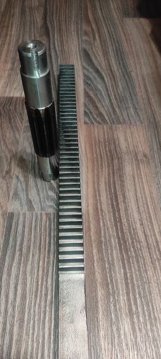 В наявності! Рейка до дровокола та вал шестернi, комплект!