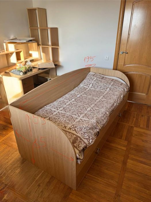 Ліжко підліткове/дитяче