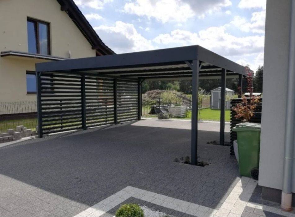 Wiata samochodowa, carport, zadaszenie 6x6m
