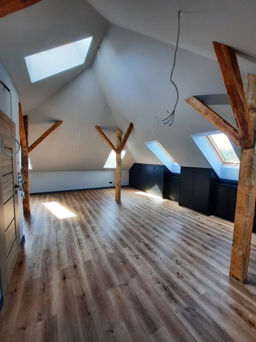 Łazienki Poddasza Wykończenia wnętrz Szpachlowanie Flizowanie